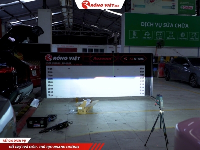Đèn Ô Tô Bi Pha Aozoom Led Square V1 [56 - 65W]