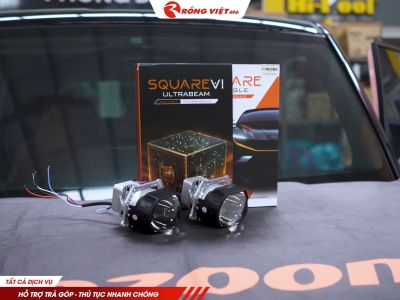 Đèn Ô Tô Bi Pha Aozoom Led Square V1 [56 - 65W]