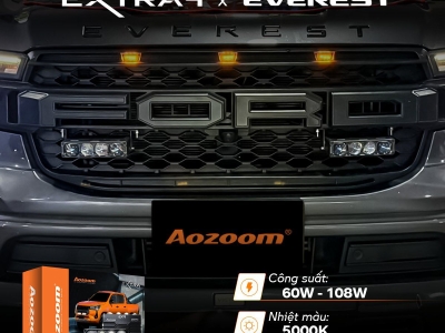 Đèn trợ sáng ô tô Aozoom Extra 4 Led Extra Lights [60 - 108W]