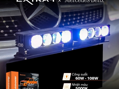 Đèn trợ sáng ô tô Aozoom Extra 4 Led Extra Lights [60 - 108W]