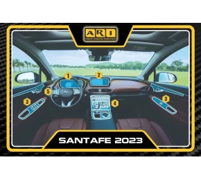 Dán PPF nội thất Hyundai Santafe 2023